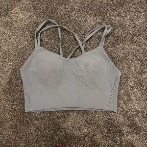 Lululemon sz 6 Like a cloud bra long line ribbed b/c cup